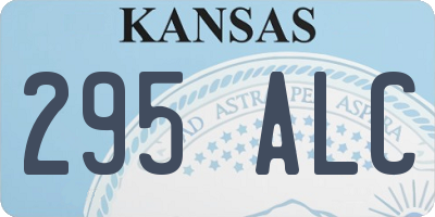 KS license plate 295ALC