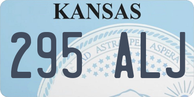 KS license plate 295ALJ