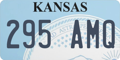 KS license plate 295AMQ