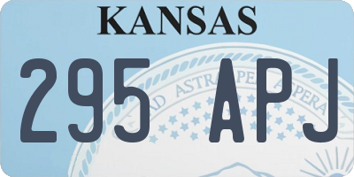 KS license plate 295APJ