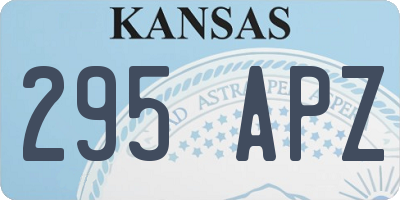 KS license plate 295APZ