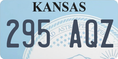 KS license plate 295AQZ