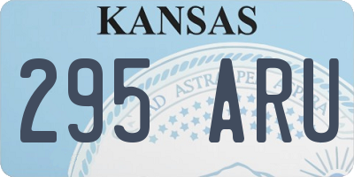 KS license plate 295ARU