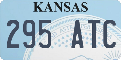 KS license plate 295ATC