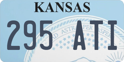 KS license plate 295ATI