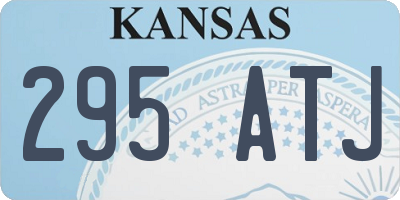 KS license plate 295ATJ