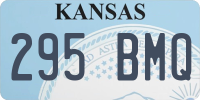 KS license plate 295BMQ