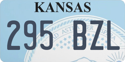 KS license plate 295BZL