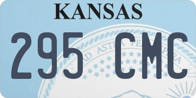 KS license plate 295CMC