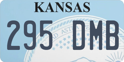 KS license plate 295DMB