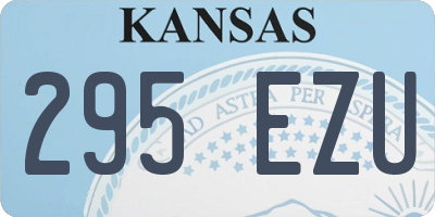 KS license plate 295EZU