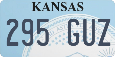 KS license plate 295GUZ