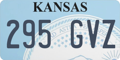 KS license plate 295GVZ