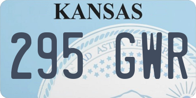 KS license plate 295GWR