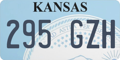 KS license plate 295GZH