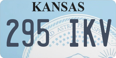 KS license plate 295IKV