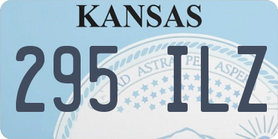 KS license plate 295ILZ