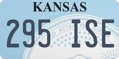 KS license plate 295ISE