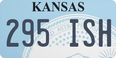 KS license plate 295ISH