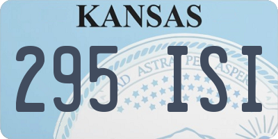 KS license plate 295ISI