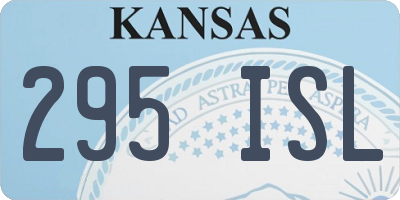 KS license plate 295ISL