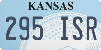 KS license plate 295ISR