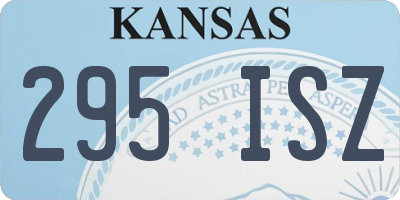KS license plate 295ISZ