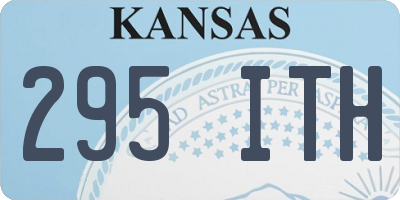 KS license plate 295ITH
