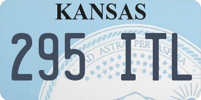 KS license plate 295ITL