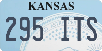 KS license plate 295ITS