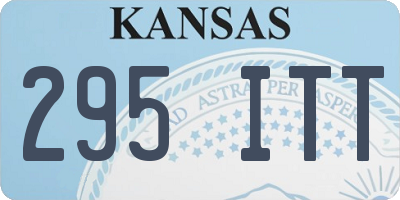 KS license plate 295ITT