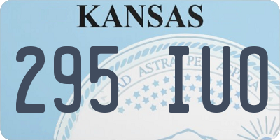 KS license plate 295IUO