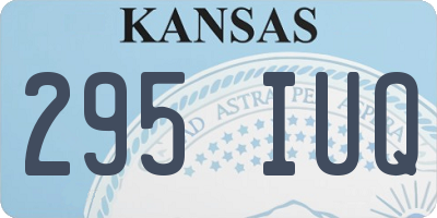 KS license plate 295IUQ