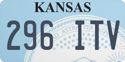 KS license plate 296ITV