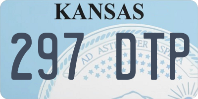 KS license plate 297DTP