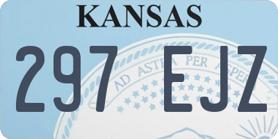 KS license plate 297EJZ