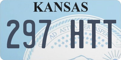 KS license plate 297HTT