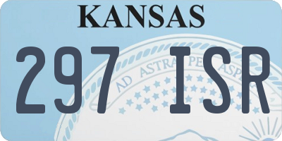 KS license plate 297ISR