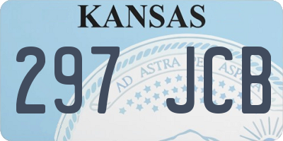 KS license plate 297JCB