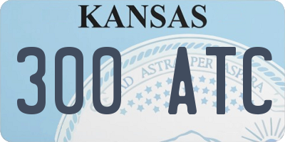 KS license plate 300ATC