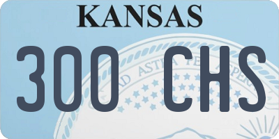 KS license plate 300CHS