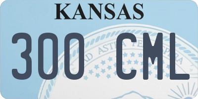 KS license plate 300CML