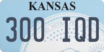 KS license plate 300IQD