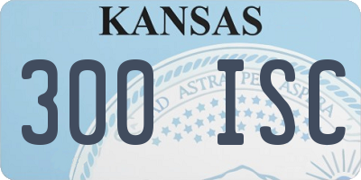 KS license plate 300ISC