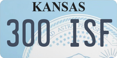 KS license plate 300ISF