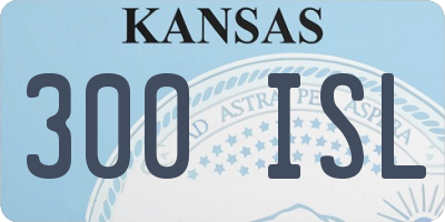 KS license plate 300ISL