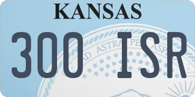 KS license plate 300ISR