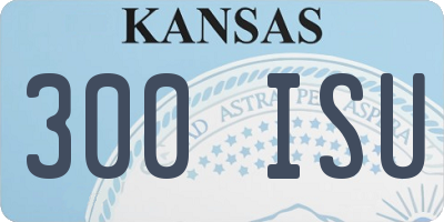 KS license plate 300ISU
