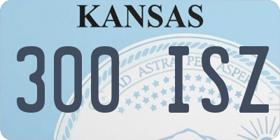 KS license plate 300ISZ