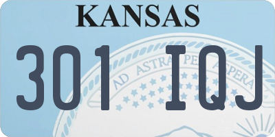 KS license plate 301IQJ